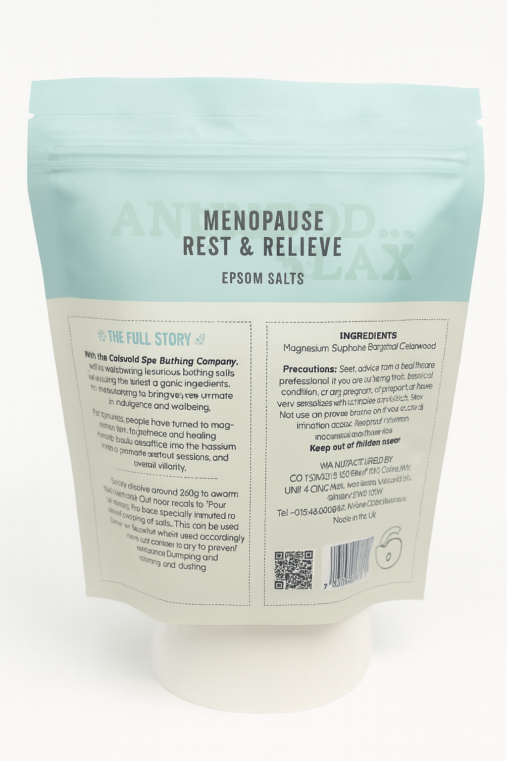 Menopause Rest & Relieve with Bergamot & Cedarwood 1kg Pouch