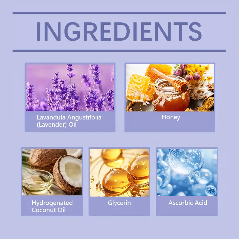 Lavender Sleep Soap for Skin Rejuvenation and Whitening