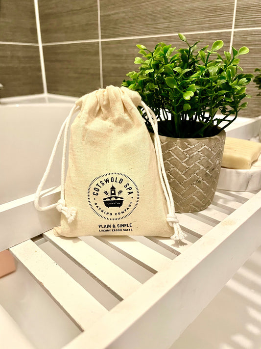 Plain & Simple Epsom Salts Cotton Pouch (250g)