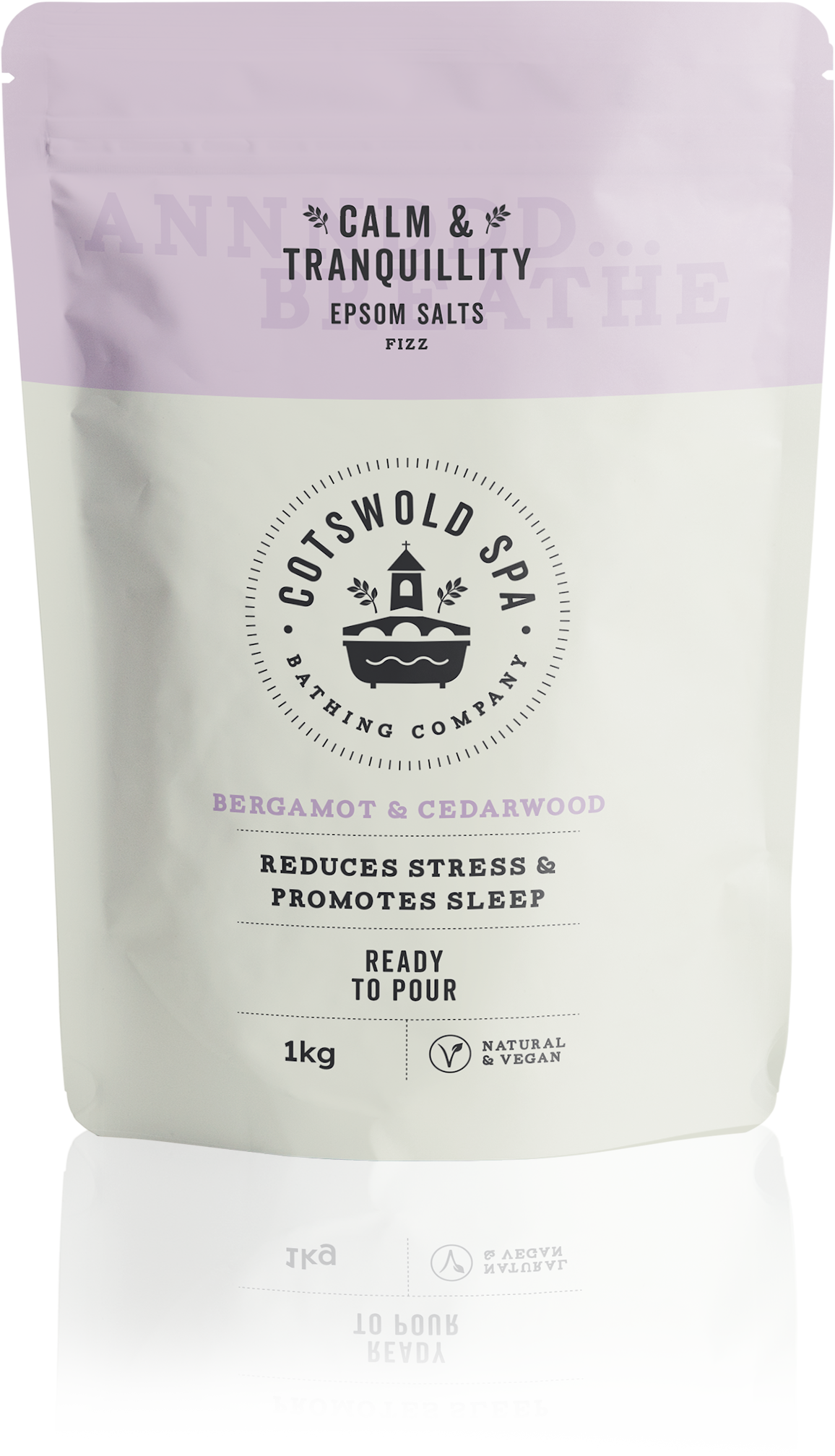 Calm & Tranquillity with Bergamot & Cedarwood 1Kg Pouch