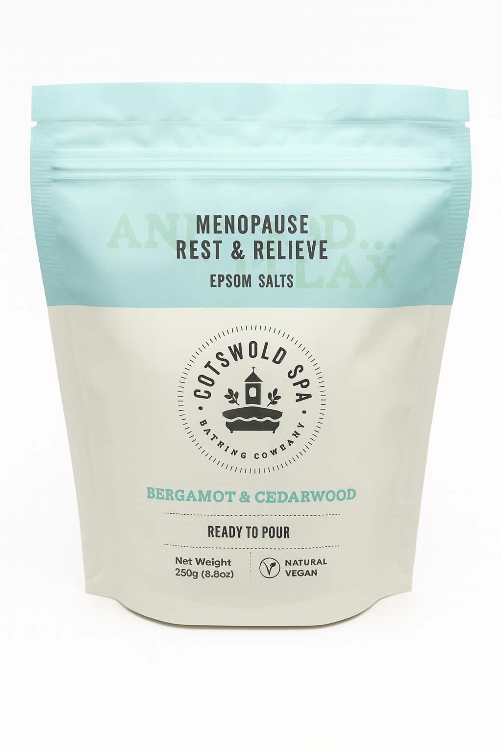 Menopause Rest & Relieve with Bergamot & Cedarwood 1kg Pouch